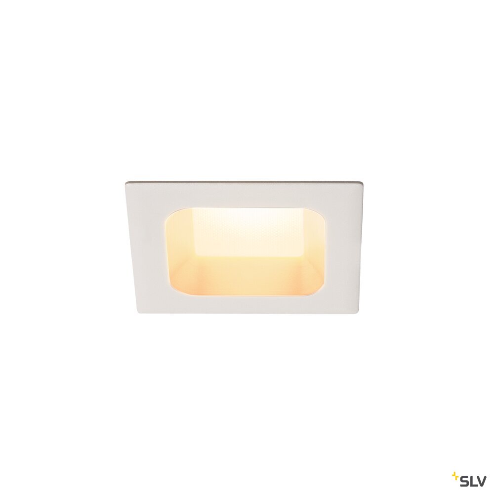 VERLUX, Einbauleuchte, LED, 3000K, mattweiß, L/B/T 8,5/8,5/4,5 cm, 10W