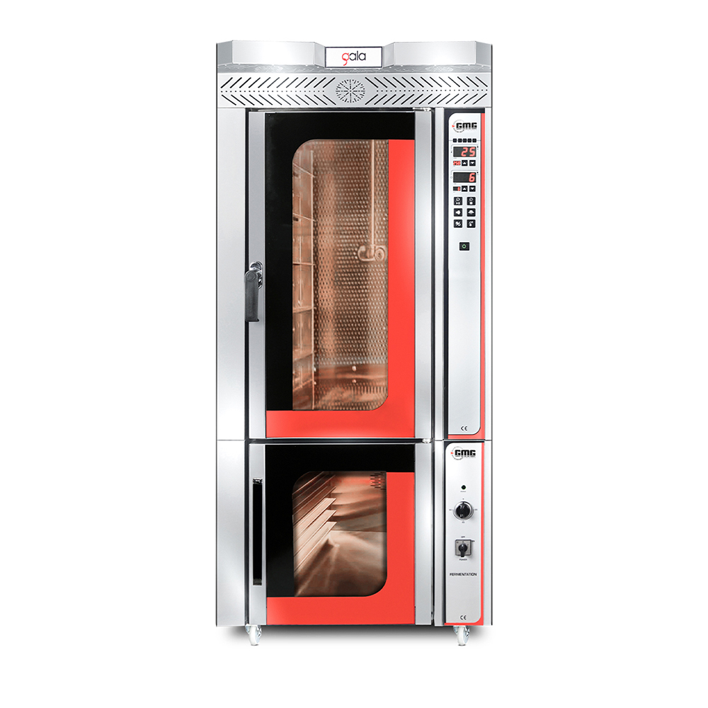 GMG Bäckerei- & Ladenbackofen GALA-9, mit 9 Einschüben á 400x600, inkl. Gärschrank, 17,5KW/400V