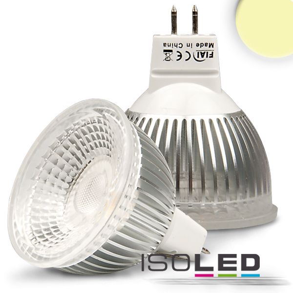 MR16 LED Strahler 6W GLAS-COB, 70°, warmweiß, dimmbar