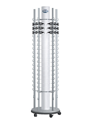 Brillenständer drehbar PS 5 für 90-120 Sonnenbrillen