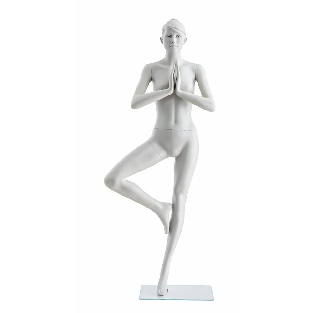 Penther Damen Schaufensterpuppe, athletische Figur, Yoga Tree