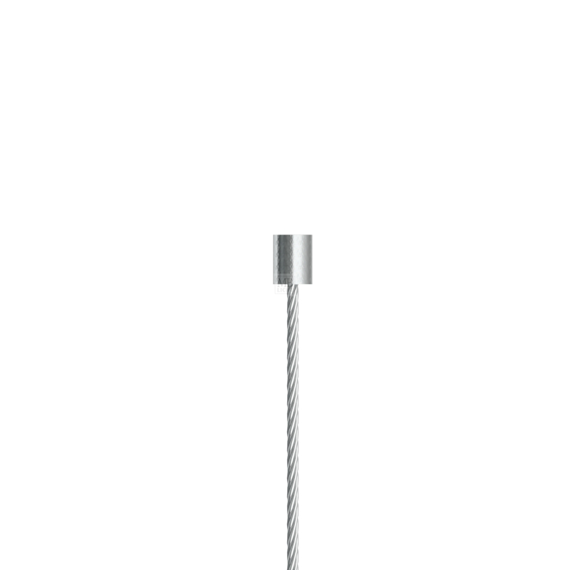 Drahtseil ø 1,0mm, mit Zylindernippel 4.8 x 6 mm