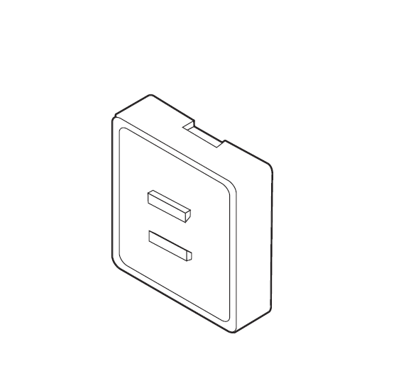Magnethalter Quadratisch ohne Adapter für Plakatrahmen