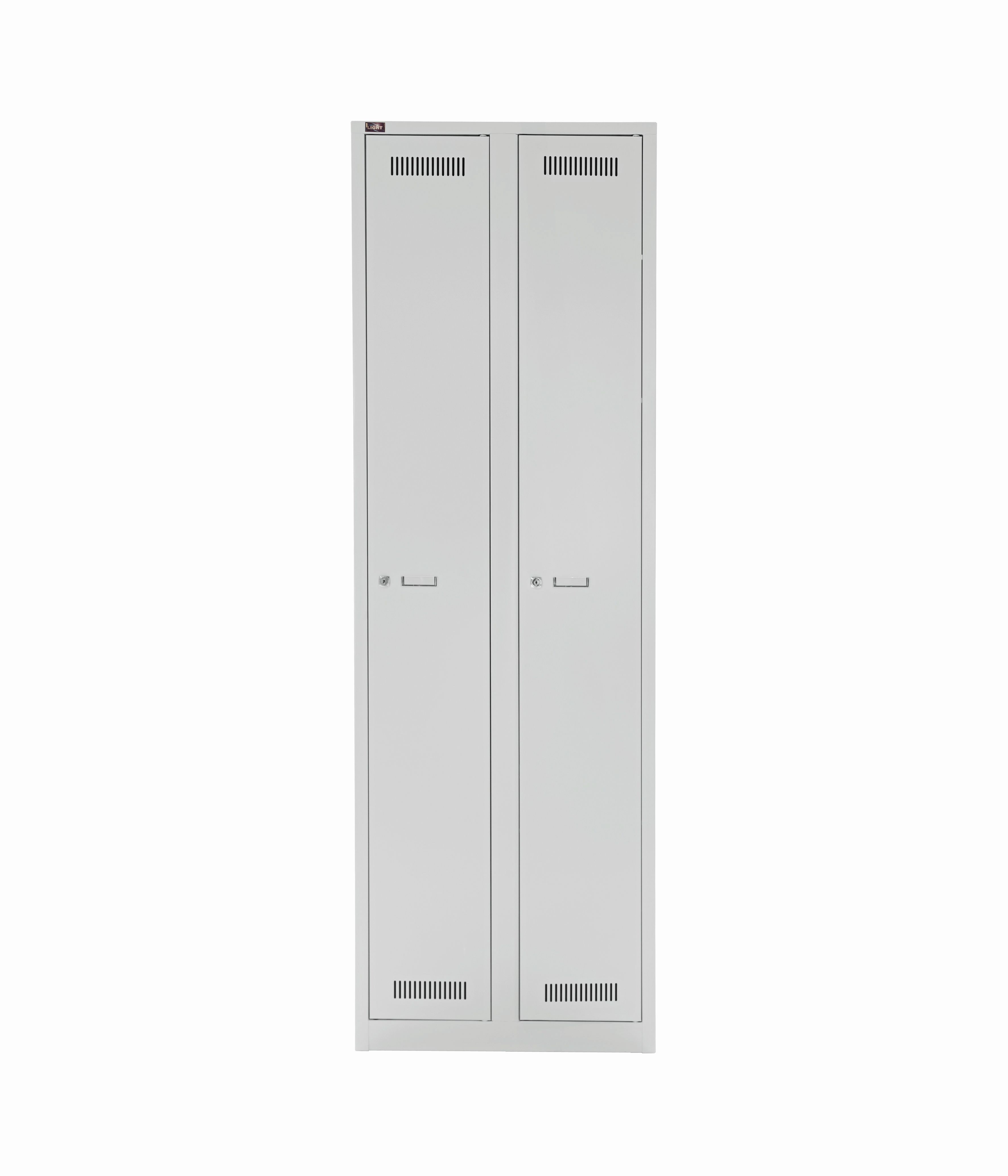 Bisley Garderobenschrank LIGHT 2 Abteile - je 1 Fach Abteilbreite 30cm