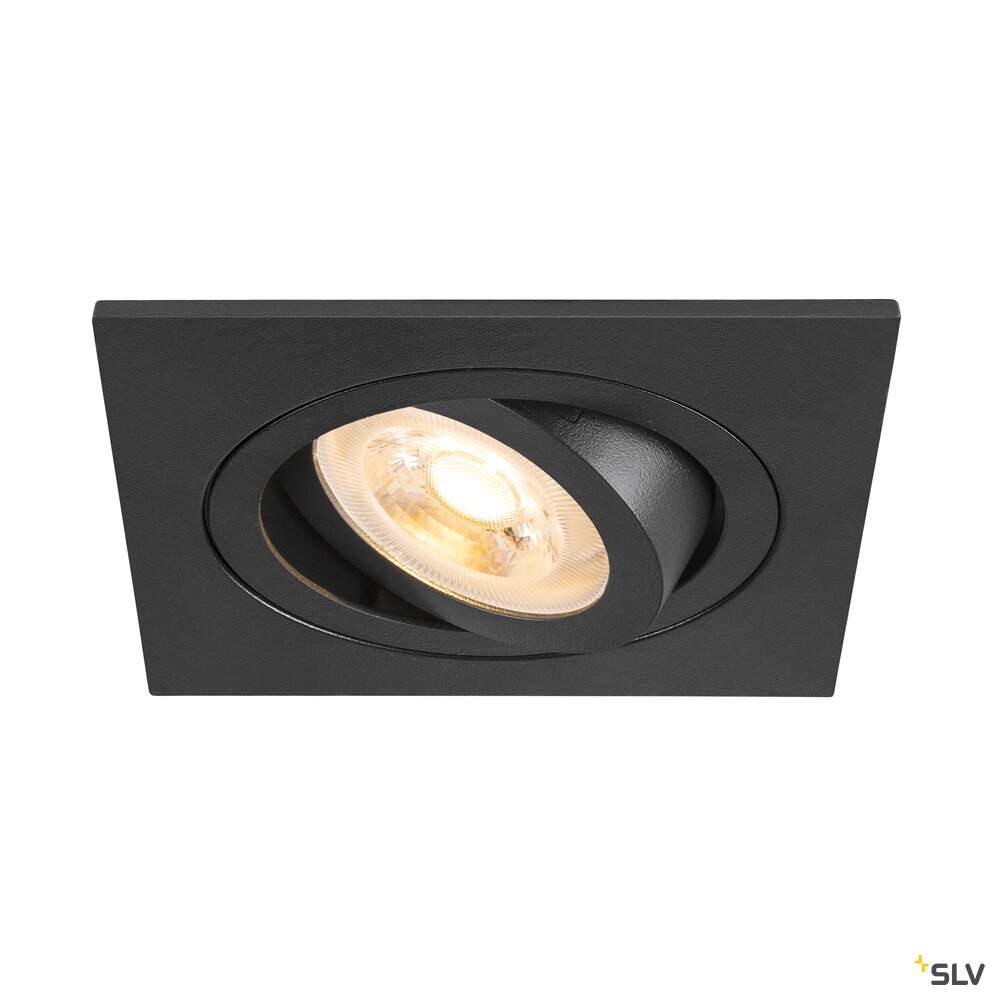 NEW TRIA® 75, Deckeneinbauleuchte, quadratisch, max. 10W GU10, in 3 Farben
