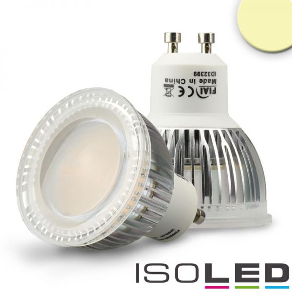 GU10 LED Strahler 6W Glas diffuse, 120°, warmweiß