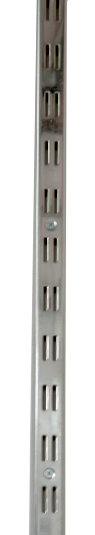 Wandschiene "New York" für Trägerstangen und Tragarme - schmal - H x B x T: 120 x 3,3 x 1,1 cm