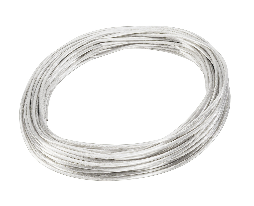 NIEDERVOLT-SEIL, für TENSEO Niedervolt-Seilsystem, weiß, 4mm², 20m