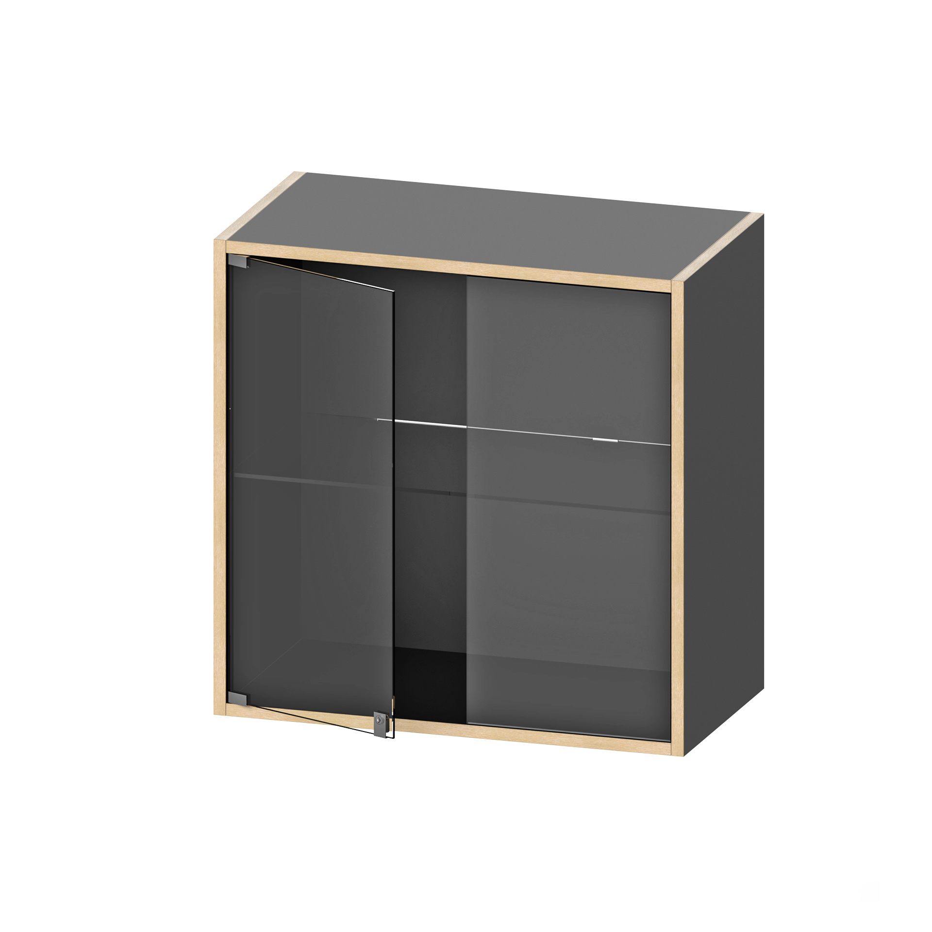 CAROLINE CR-CD 2-2H/19 GT Korpus mit Glastüren, 2-fach, doppelte Höhe
