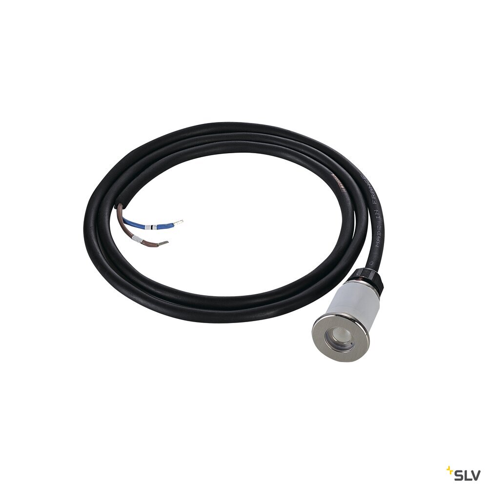 DASAR® 370, Outdoor Bodeneinbauleuchte, LED, 3000K, IP67, rund, edelstahl gebürstet, 12-24V, 2W