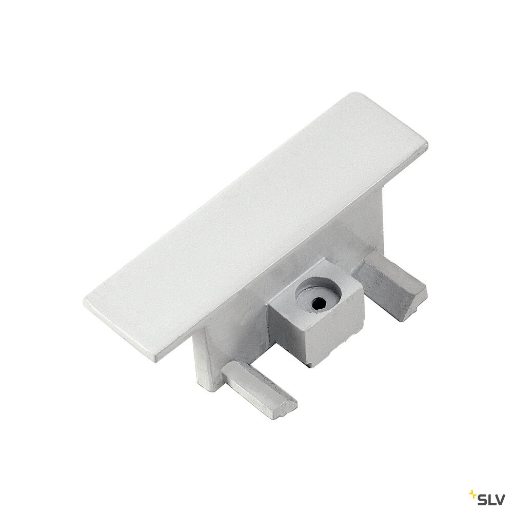Endkappe für 1-Phasen-Hochvolt-Einbauschienen, weiß, 2 Stück