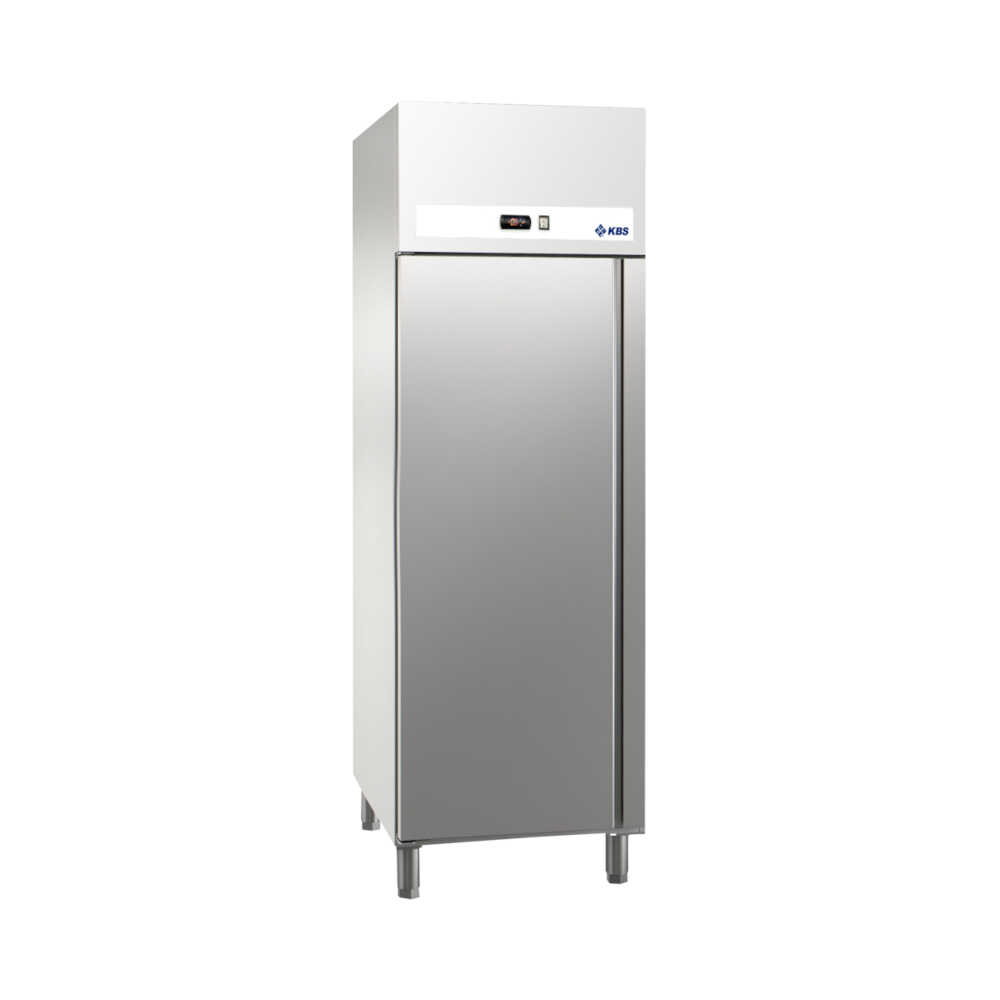 KBS Edelstahlkühlschrank Ready KU 707, Umluftkühlung, 660 Liter, GN2/1, Türanschlag links