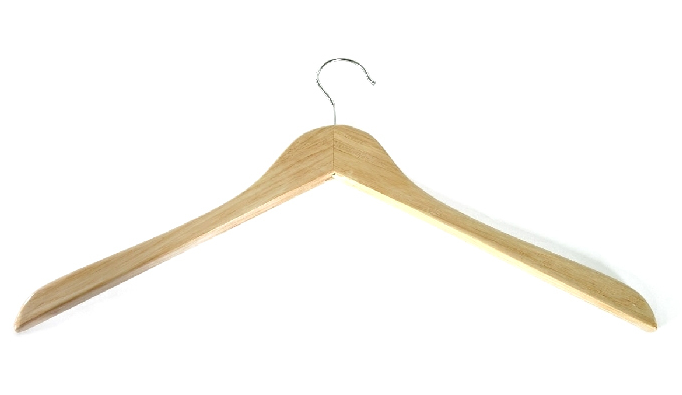 Holzbügel ohne Steg 44 cm breit