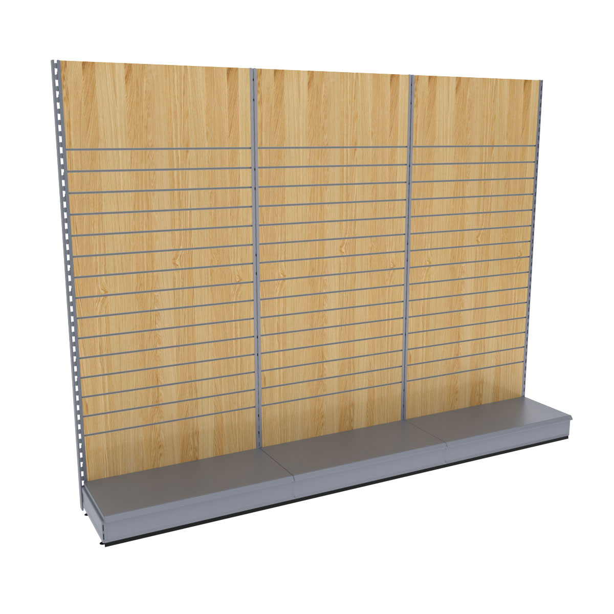 Wandregal 3 m Breite mit Paneelwand Höhe 220 cm