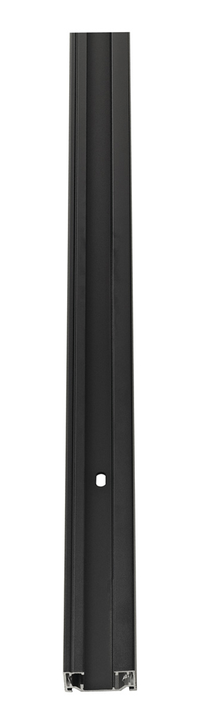 1-Phasen-Hochvolt-Aufbauschiene, schwarz, 1 m