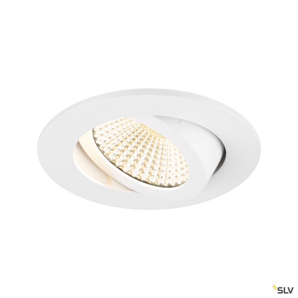 NEW TRIA® UNIVERSAL 68, Deckeneinbauleuchte, 2500/3000/4000K, 60°, IP 20, rund, weiß und schwarz