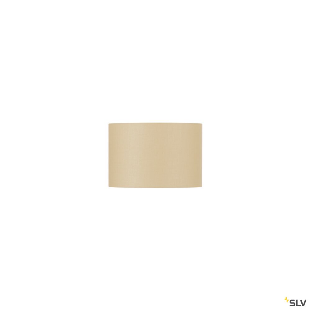 FENDA, Leuchtenschirm, rund, beige, Ø/H 30/20 cm