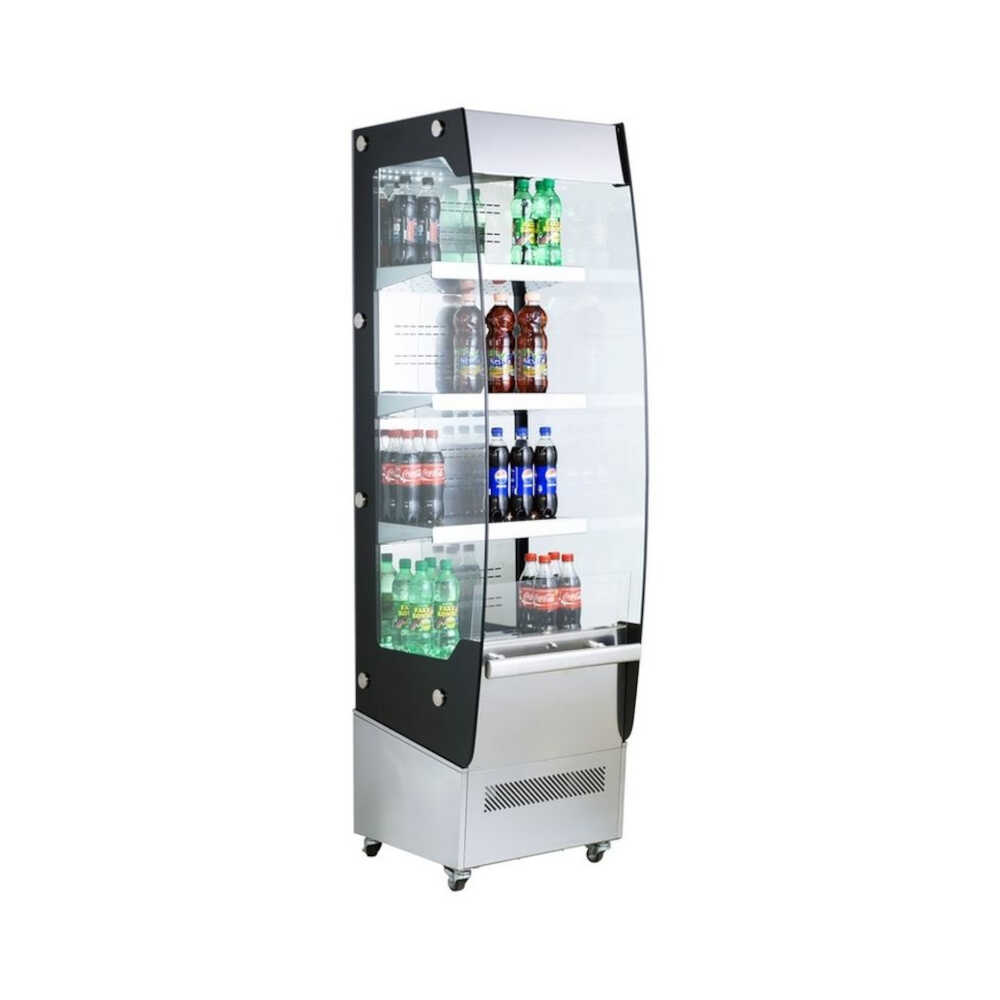 KBS Impuls Wandkühlregal Alvin 2, 0,97m² Auslagenfläche, +4/+12°C, 496 x 674 x 1742mm