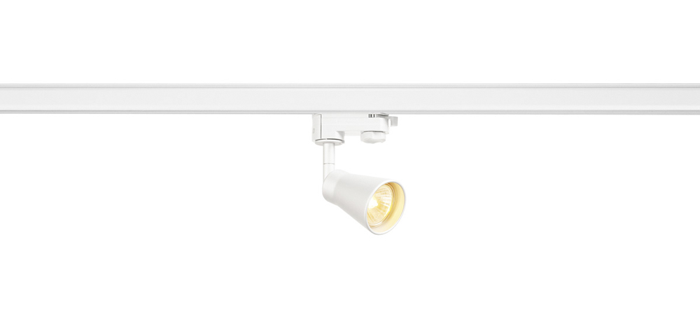 AVO Spot für 3-Phasen-Hochvolt-Schienensysteme, inkl. 3-Phasen-Adapter, weiß, max. 50W