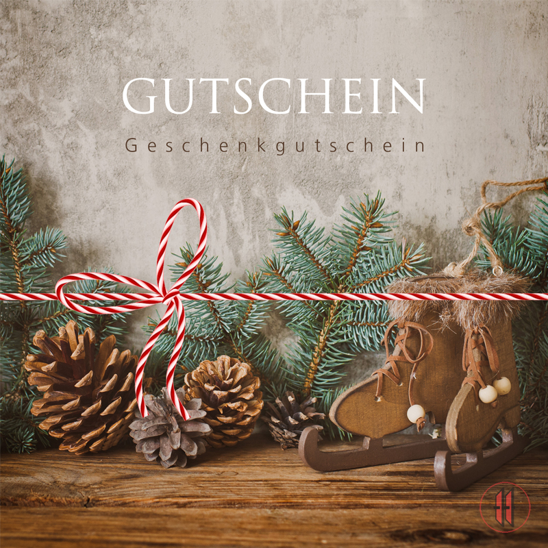 Geschenkgutschein Tannengrün x-mas (12 Stück)