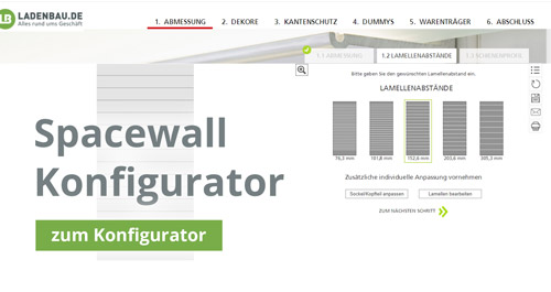 SPACEWALL Konfigurator