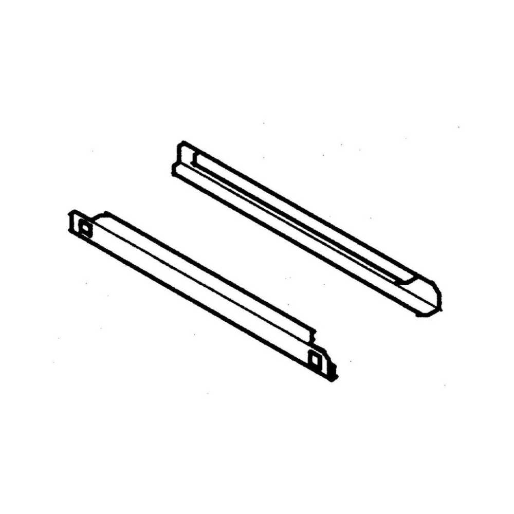 Auflageschiene für KBS Edelstahlkühlschrank KU 1407 und TKU 1407, 1 Stück