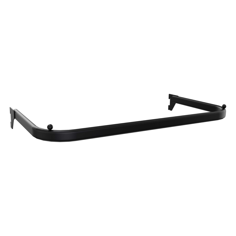 Aigentlich Konfektionsrahmen für Wandschienen 66 x 35 cm, schwarz