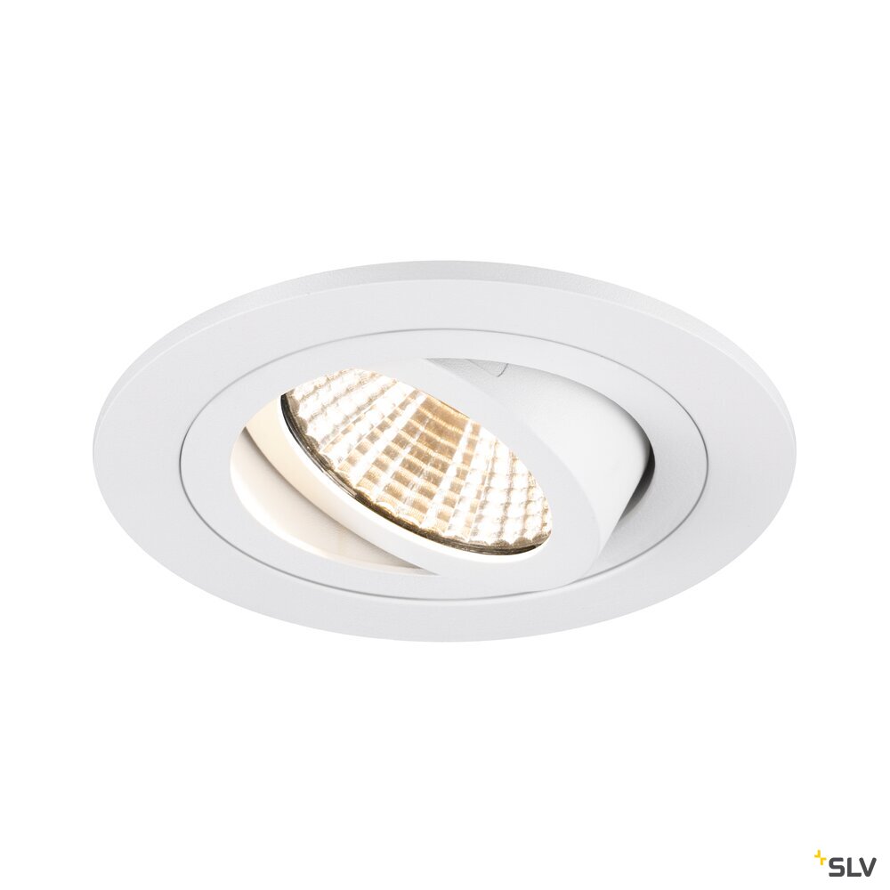 NEW TRIA® 75, Deckeneinbauleuchte, 2700/3000 K, 38°, IP 20, rund, schwarz und weiß