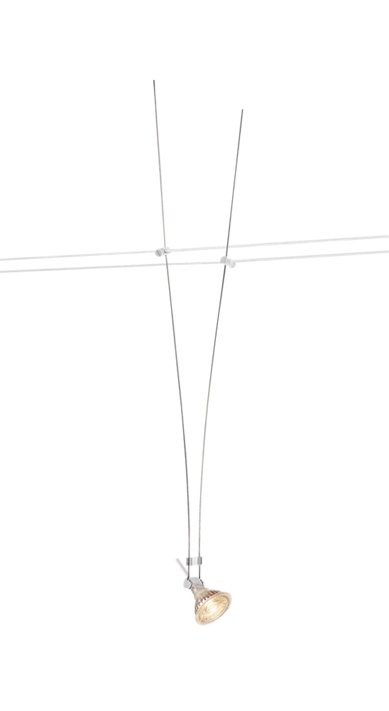 SEILLEUCHTE, für TENSEO Niedervolt-Seilsystem, QR-C51, weiß, 1 Stück