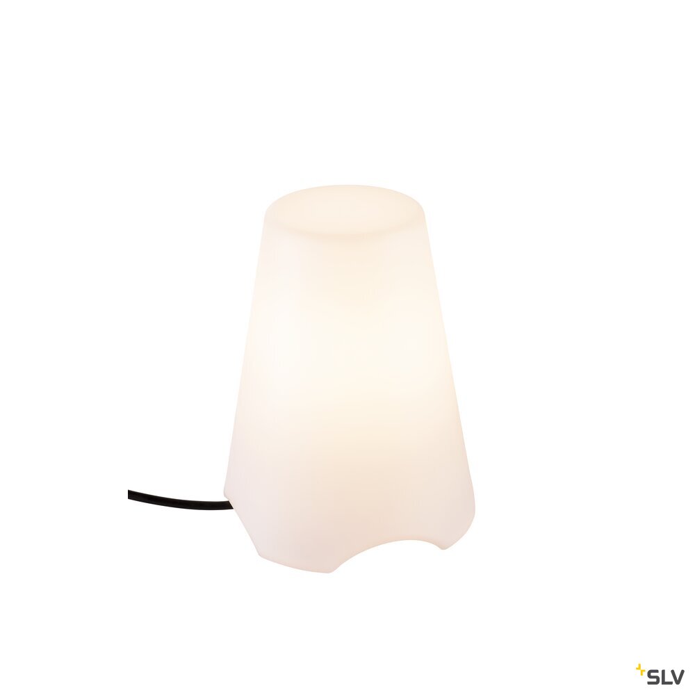 KIROCONE, Outdoor Tischleuchte, E27, IP44, weiss, max. 60W