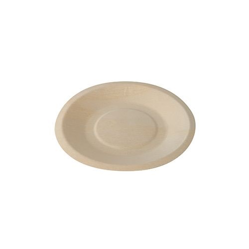 Fingerfood-Teller aus Holz "pure" rund Ø 14 cm, VPE= 500 Stück (10x 50Stück)