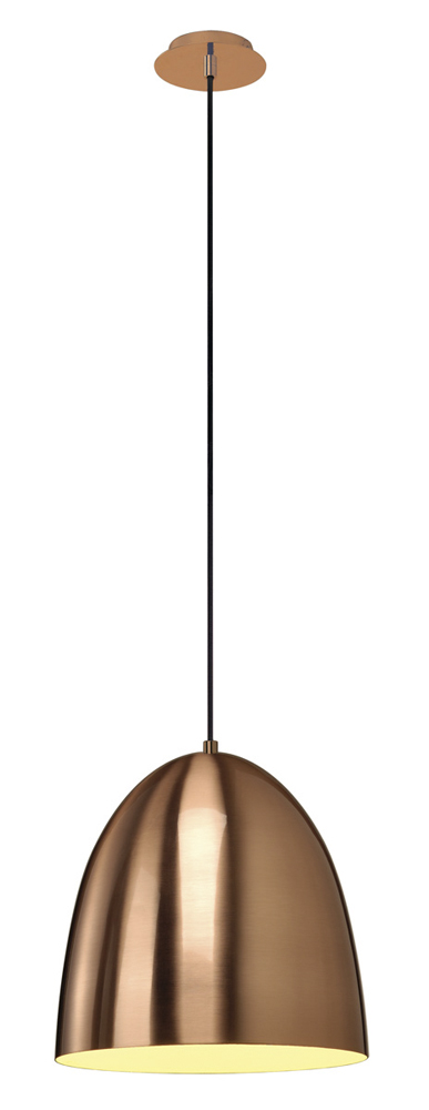 PARA CONE 30 Pendelleuchte, rund, kupferfarben/gebürstet, E27, max. 60W