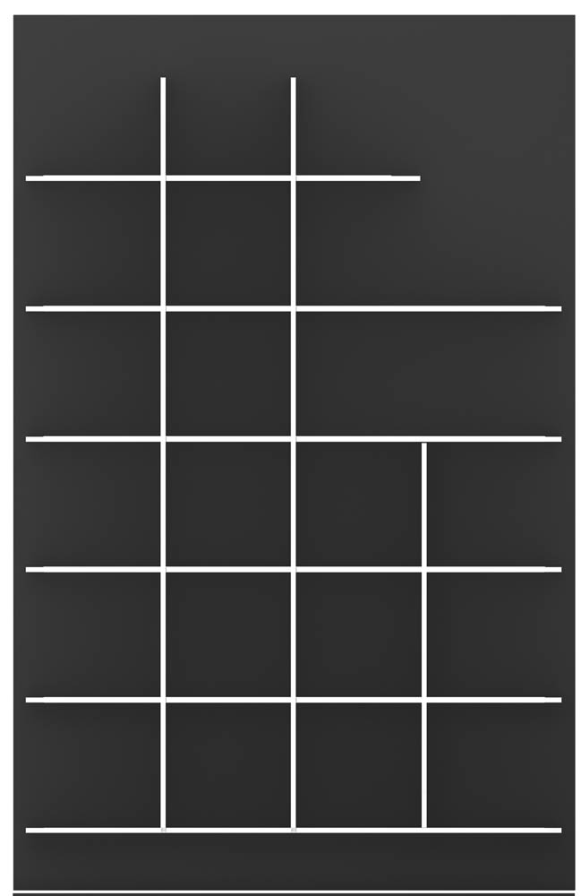 Wandelement 9/14 H LED