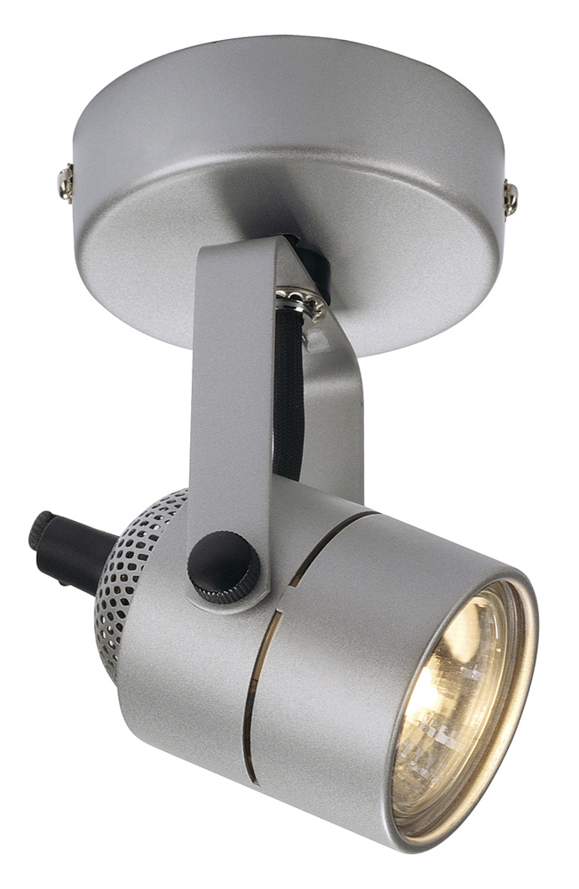 SPOT 79 230V Wand- und Deckenleuchte, silbergrau, GU10, max. 50W