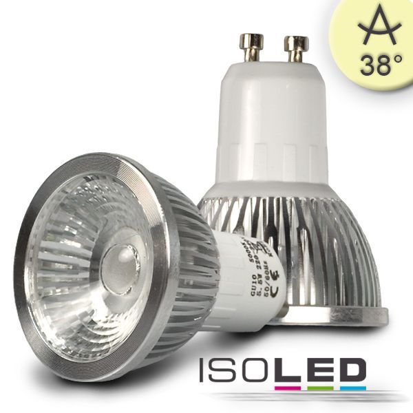 GU10 LED Strahler 5,5W COB, 38°, warmweiß, dimmbar