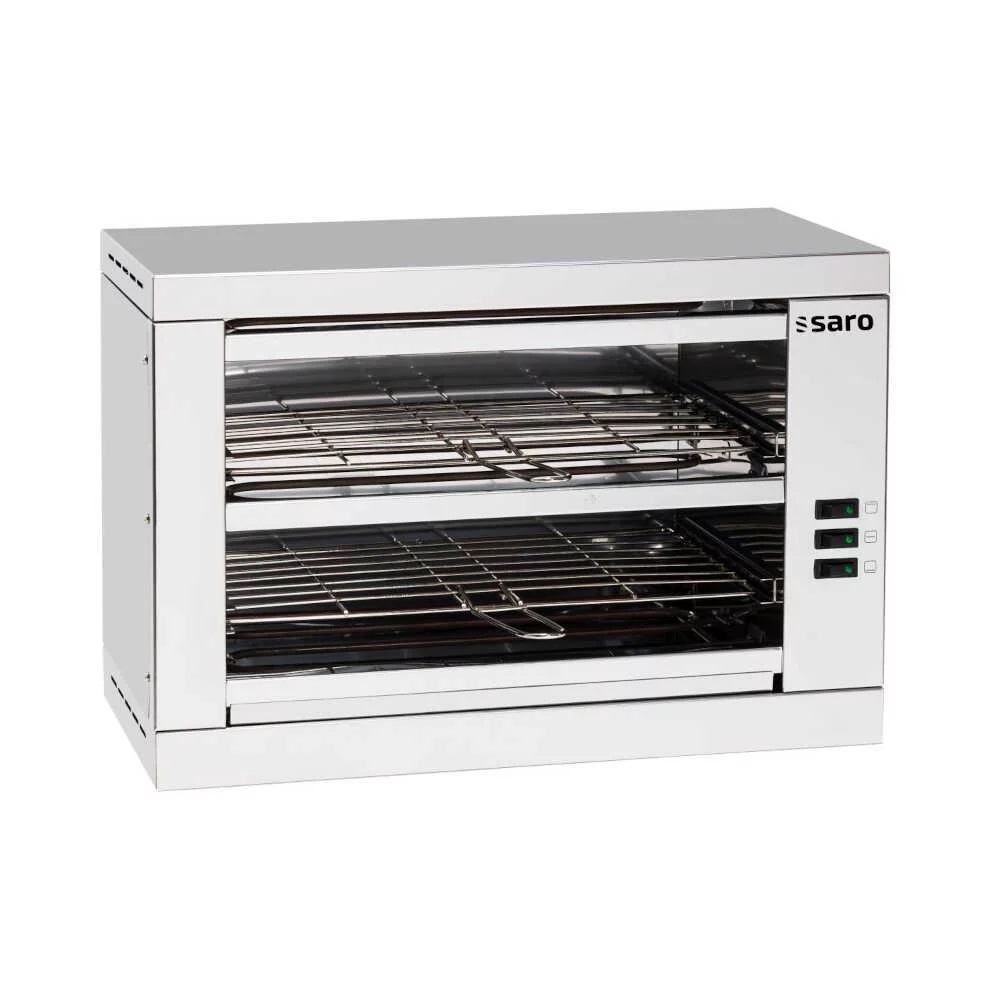 Saro Toaster DABUR, 2 Roste bis 6+6 Toasts, 3,3KW / 230V, 535 x 270 x 365mm