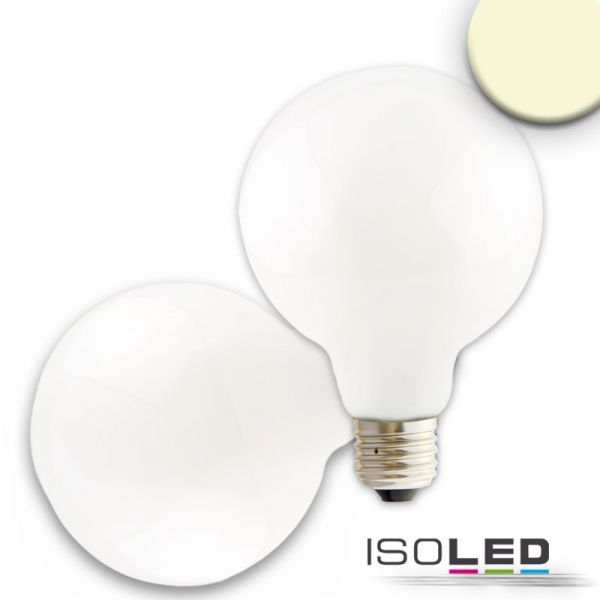E27 LED Globe G95, 8W, milky, warmweiß, dimmbar
