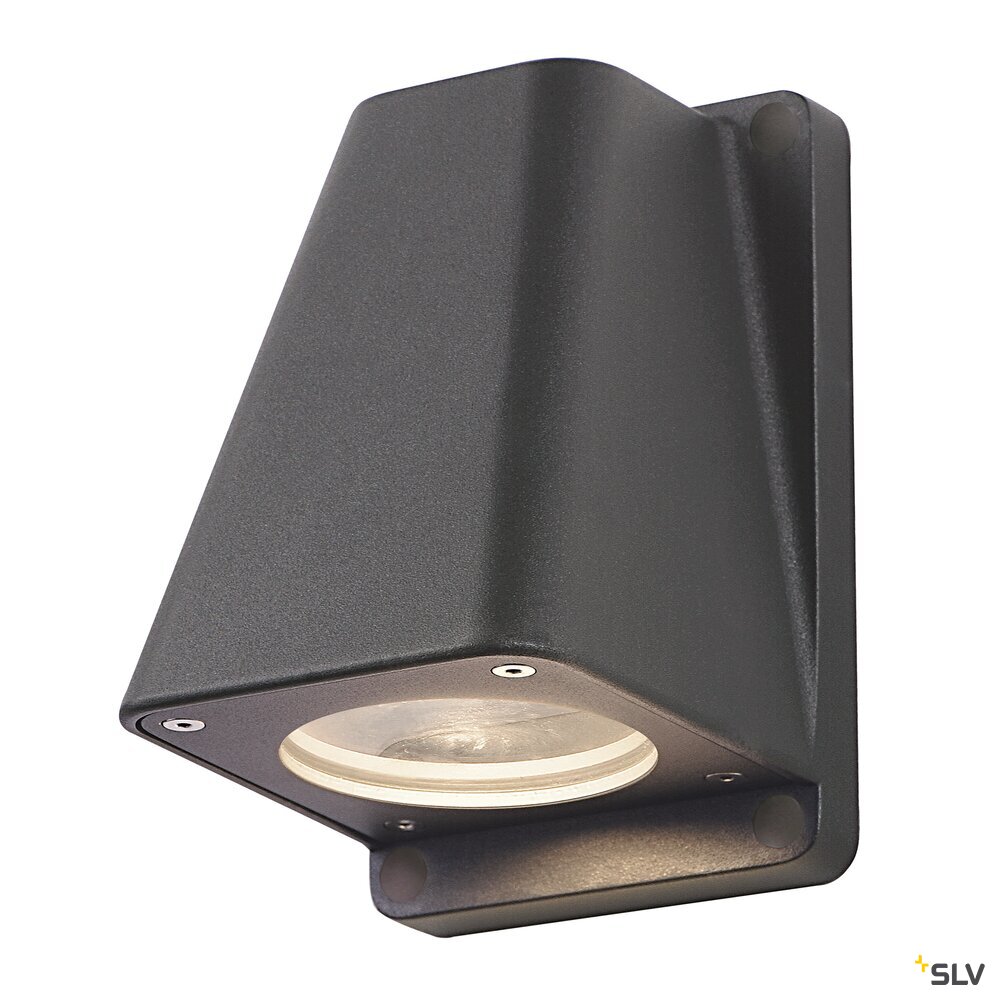 WALLYX, Outdoor Wandleuchte, QPAR51, IP44, anthrazit, max. 50W