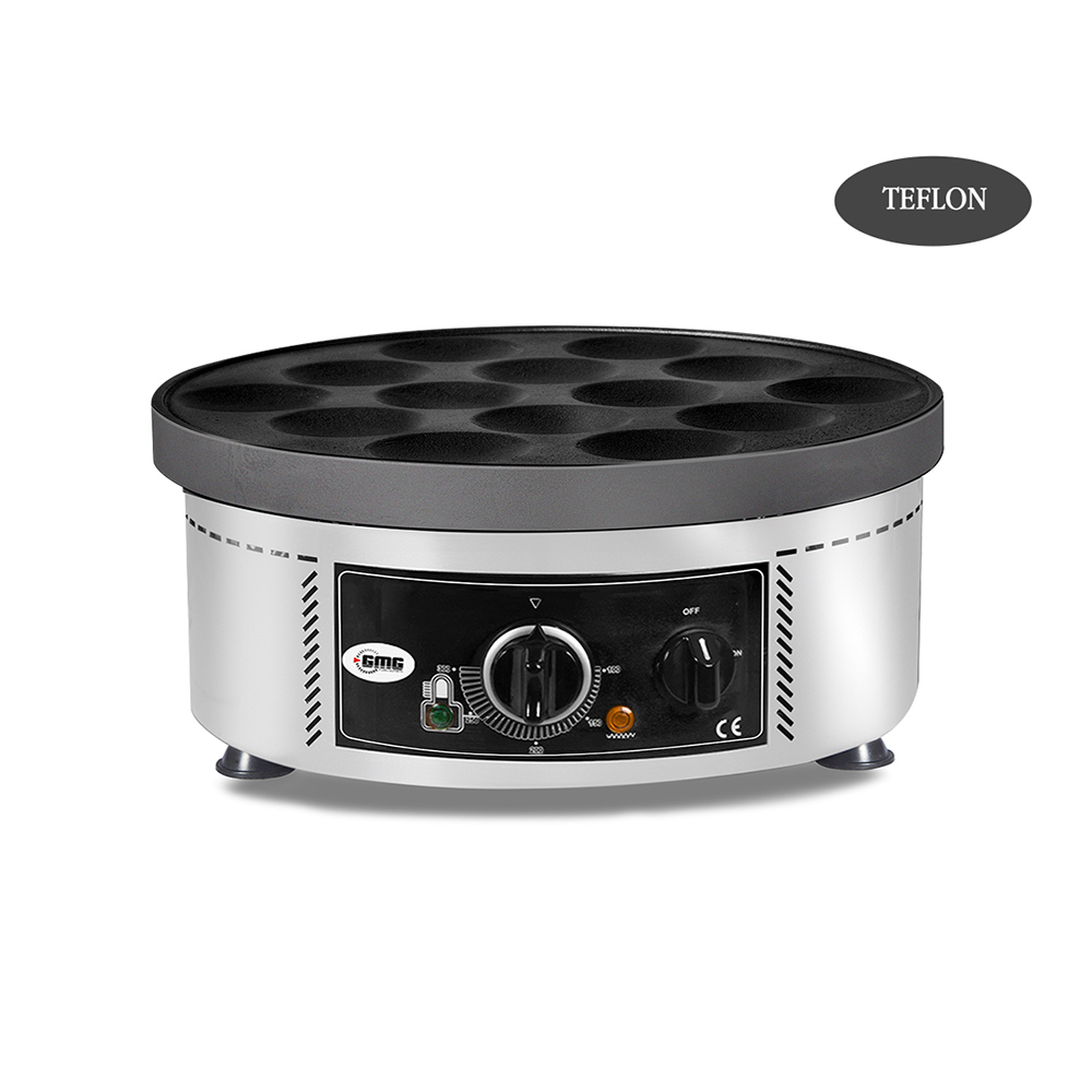 GMG Pancake-Eisen PC-R40 14x Ø 8cm, teflonbeschichtet, 230V