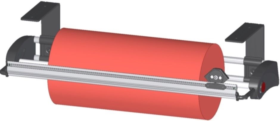 Untertisch-Abroller „VARIO TWIN-CUT“, Schnittbreite 1000 mm