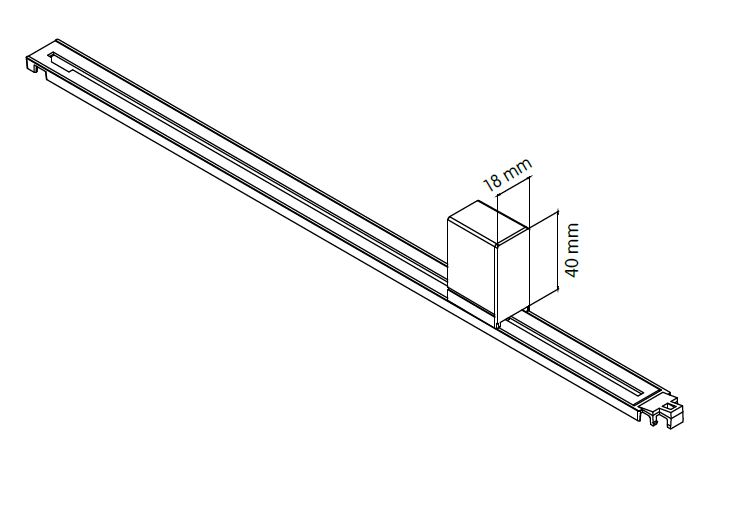 Vorschub mit Feder + S Mini - PRV +S Mini H40