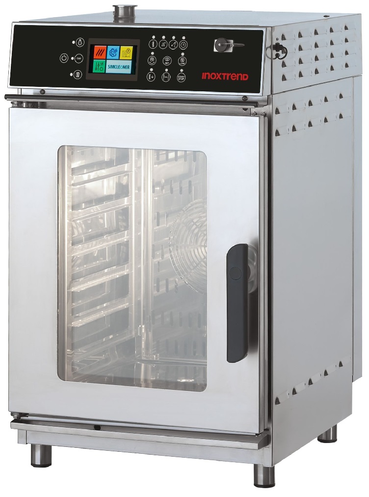 Inoxtrend Kompakt Kombidämpfer RDT-107E mit Reinigungssystem, 7x GN1/1, 8,8KW / 400V