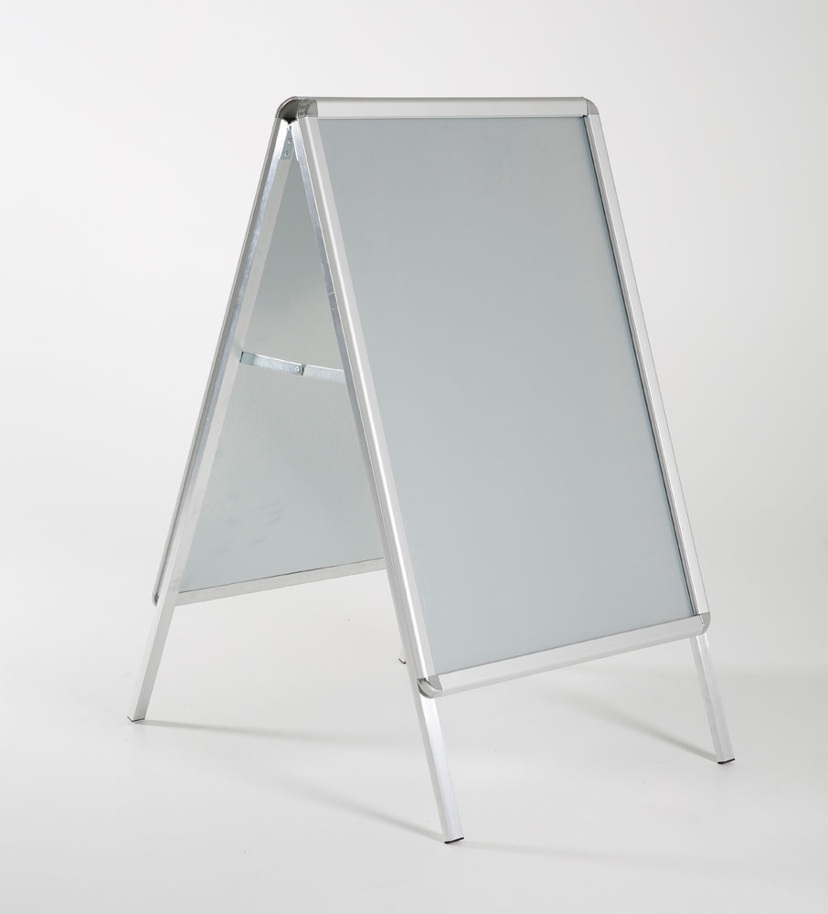 Kundenstopper Rondo Outdoor, 32 mm, Silber