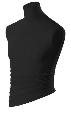 Überzug Lycra lang Herr - Schwarz