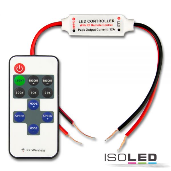 LED Strip Mini Funk Dimmer, 12-24V, 6A