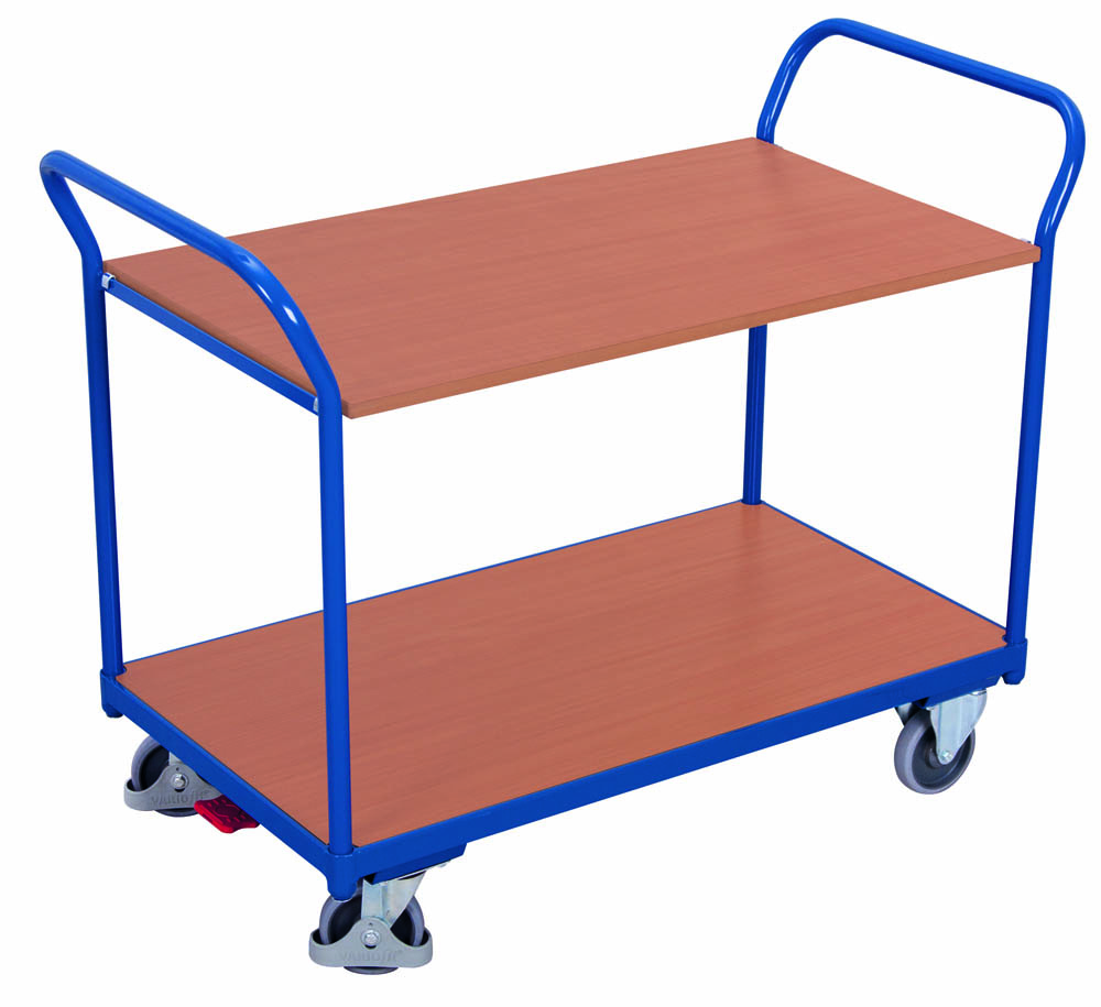 VARIOfit Tischwagen mit 2 Ladeflächen