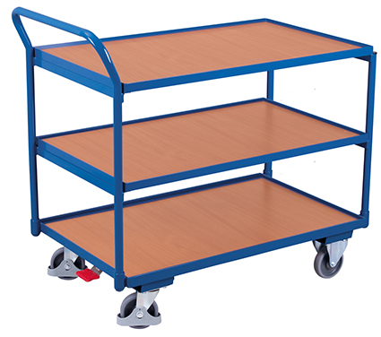 VARIOfit Tischwagen mit 3 Ladeflächen