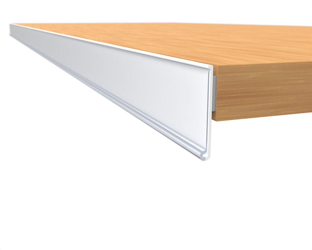 Scannerschiene zum Kleben 26mm geschlossen Holzboden 01