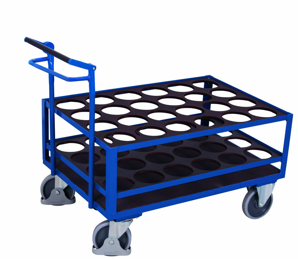 VARIOfit Stahlflaschenwagen mit Totmannbremse