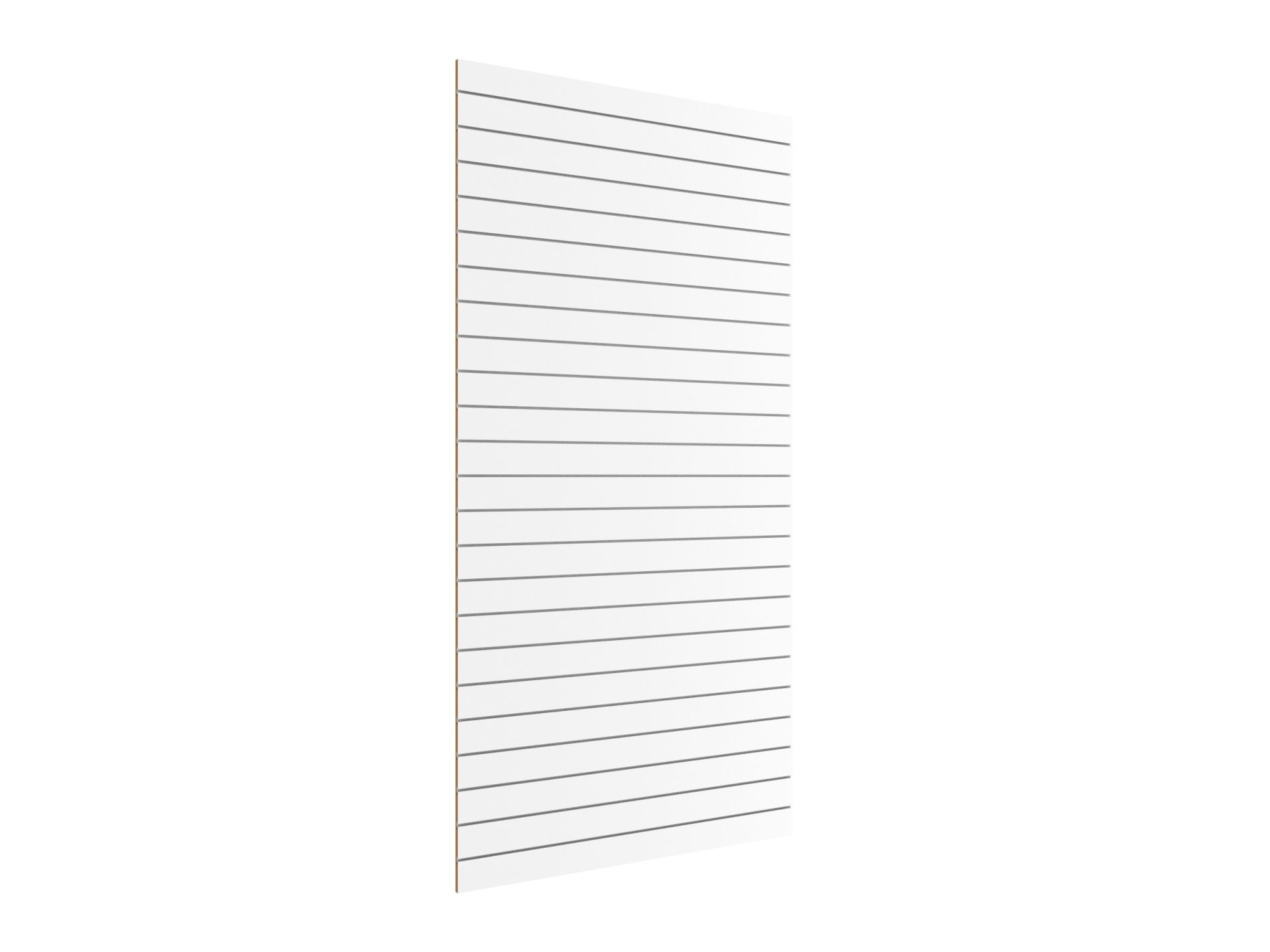 SPACEWALL® light Lamellenwand Premium Weiß inkl. Alu-Schienen